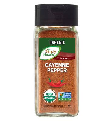 nutrition facts for 1 Tablespoon of Cayenne Pepper